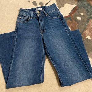 FRAME x Goop Slim Palazzo Flare Jeans